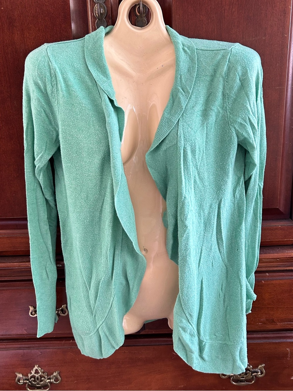 Merona Mint Green Open-Front Women's Cardigan